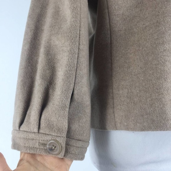 J.Crew Cashmere Blend Peacoat Size M/L - Picture 6 of 7